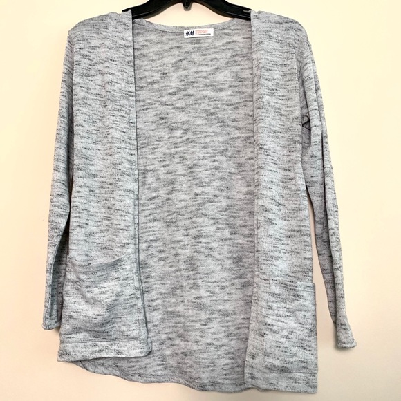 H&M Other - NWOT H&M Gray Knit Pocket Cardigan